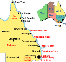 queensland map